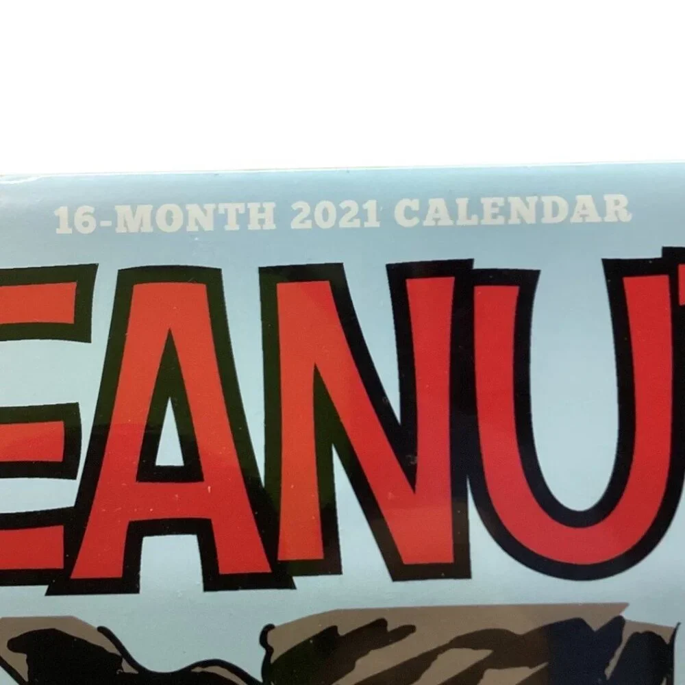 Peanuts‎ 2021 16-Month Calendar & 120 Stickers Featuring Snoopy & Charlie Brown